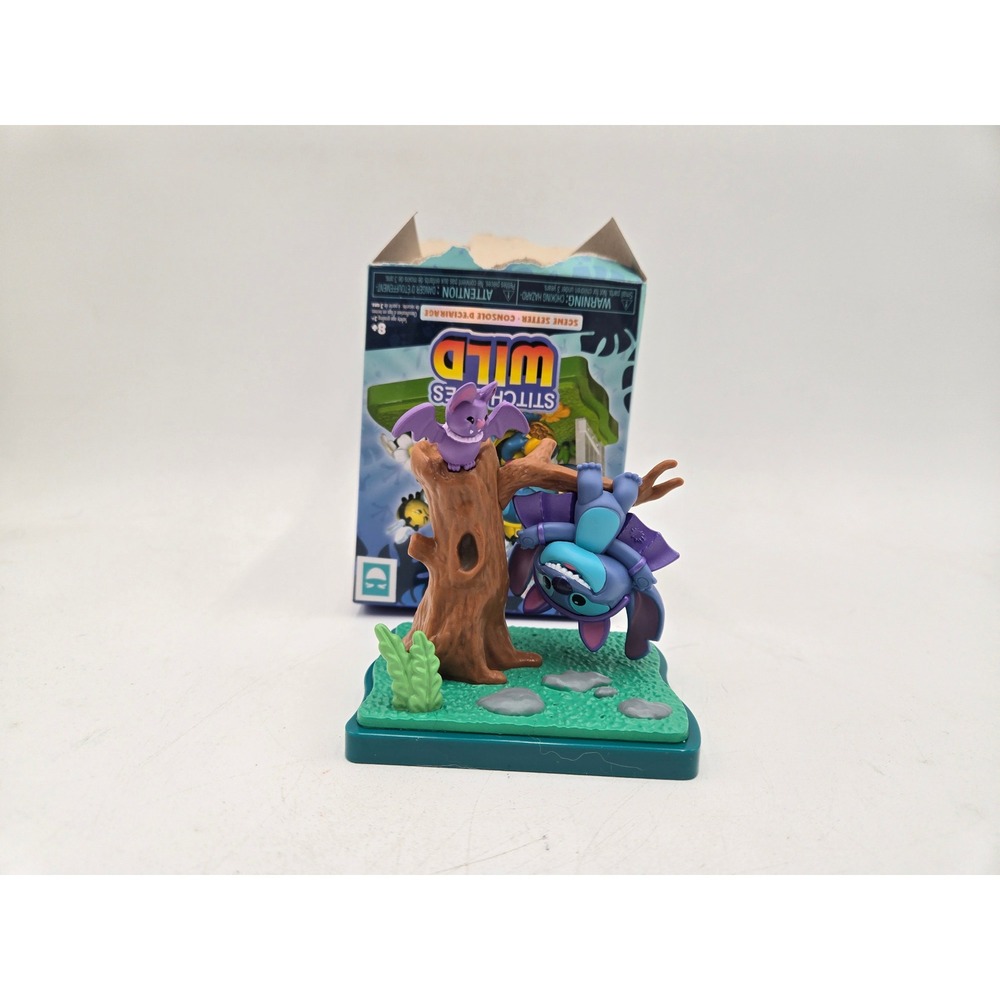 Disney Stitch Wild Scene Setters Bat Stitch Mini Figure Diorama Toy